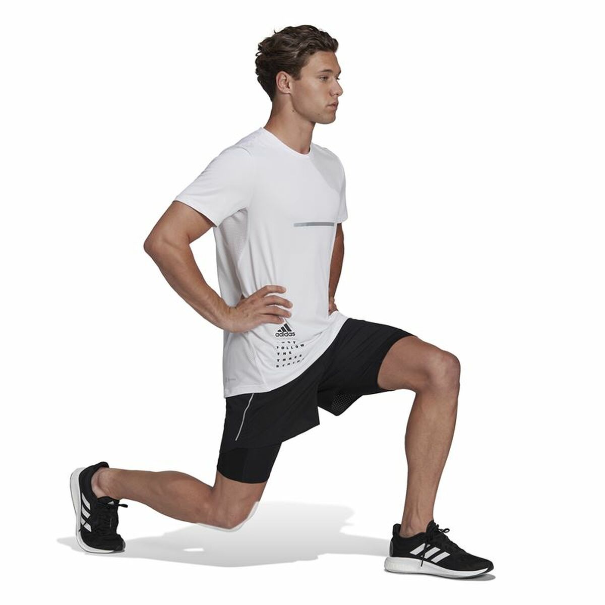 Men's Sports Shorts Adidas Two-in-One Black-15