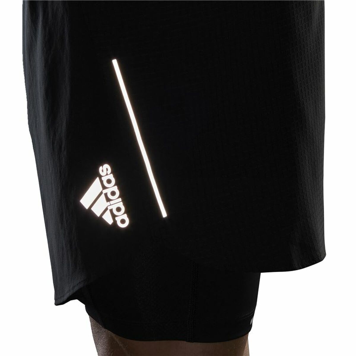 Men's Sports Shorts Adidas Two-in-One Black-3