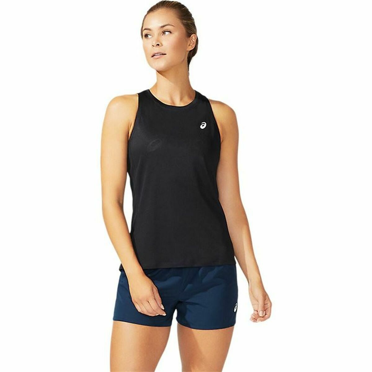 Tank Top Women Asics Core Black-2