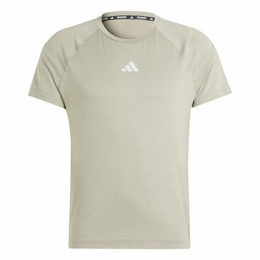 Men’s Short Sleeve T-Shirt Adidas Essentials Gym+ Beige-0