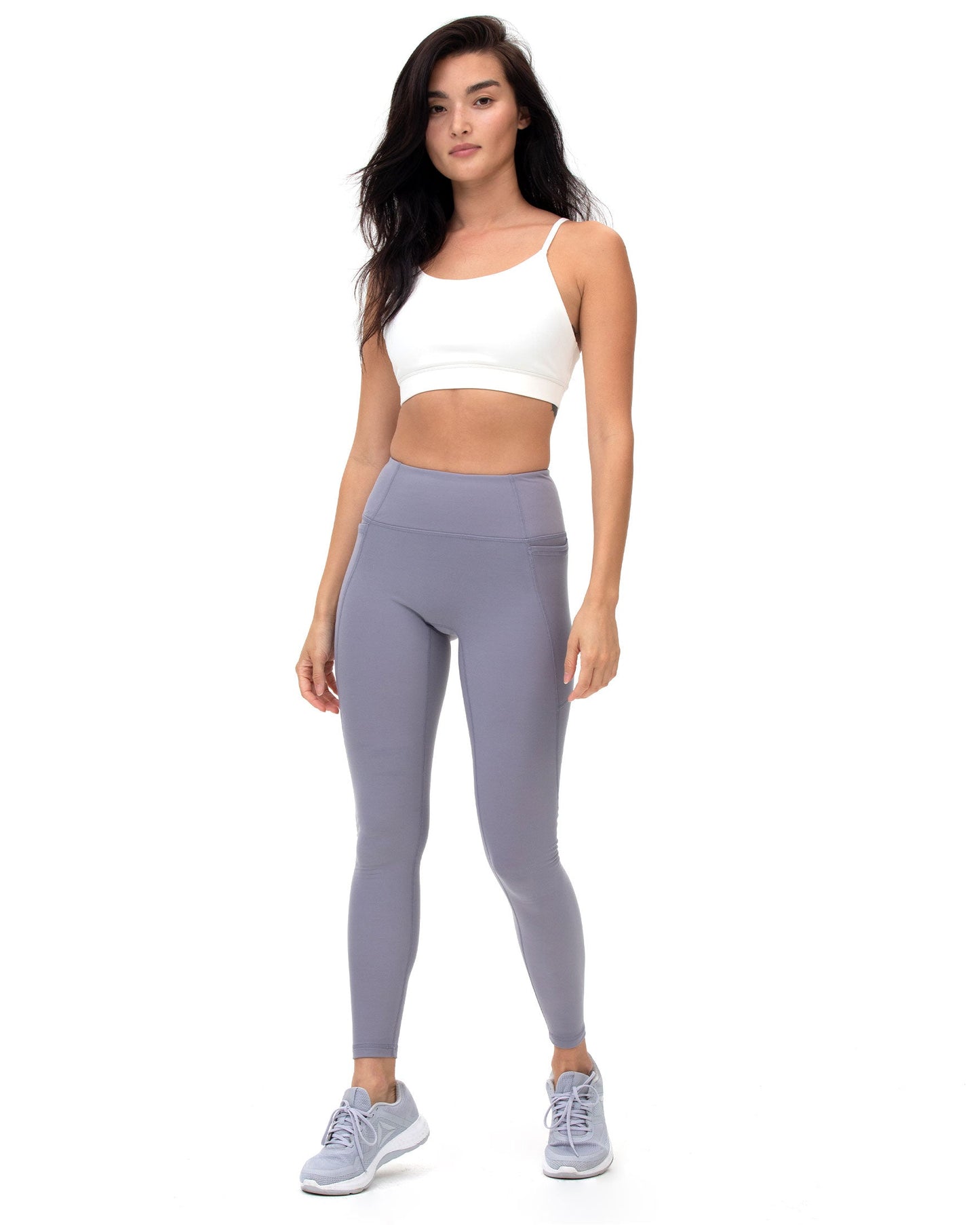 Women's Sports Leggings - Fleece Pocket Leggings