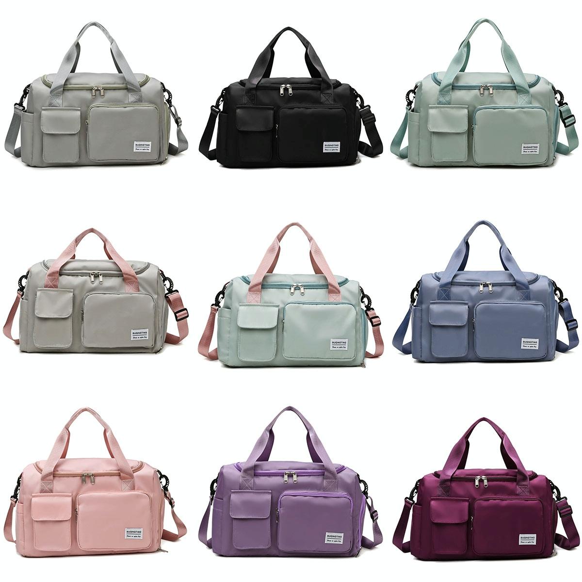 Travel Duffel Gym Bag - Purple Red