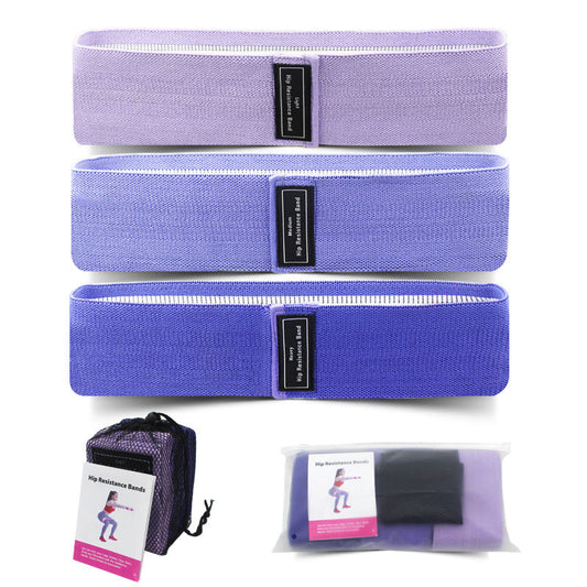 Resistance Bands Set - 3 Levels Non-Slip Hip Bands for Strength Training